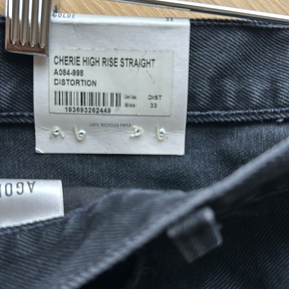 Agolde Cherie High Rise Straight in Distortion - Picture 9 of 9